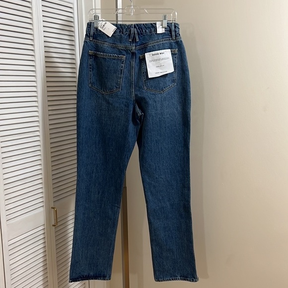 NWT Good American Good Boy Jeans, Size 8. - Picture 2 of 10